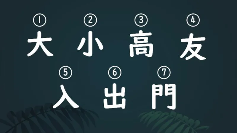 KANJI CHƯƠNG 7