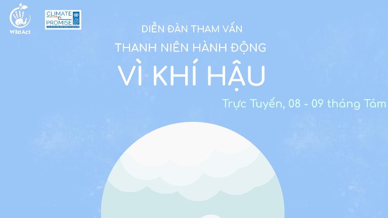 Thanh niên hành động vì biến đổi khí hậu